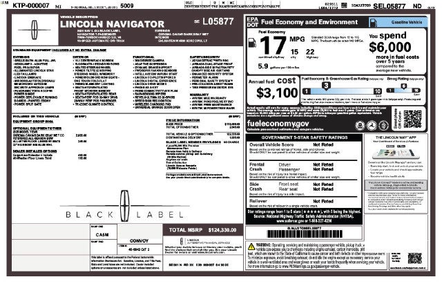 2025 Lincoln Navigator L Black Label